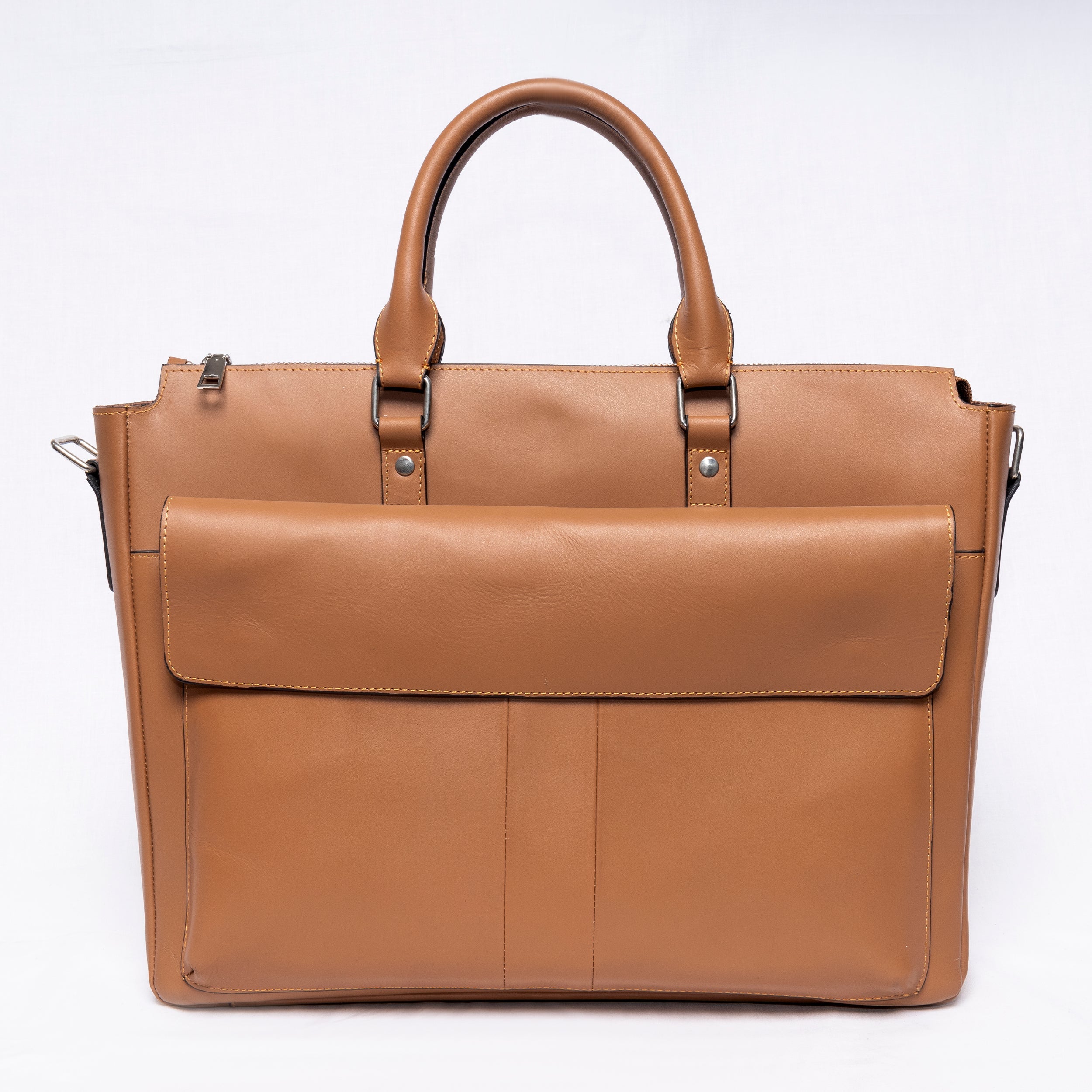 CHIC TAN LAPTOP BAG