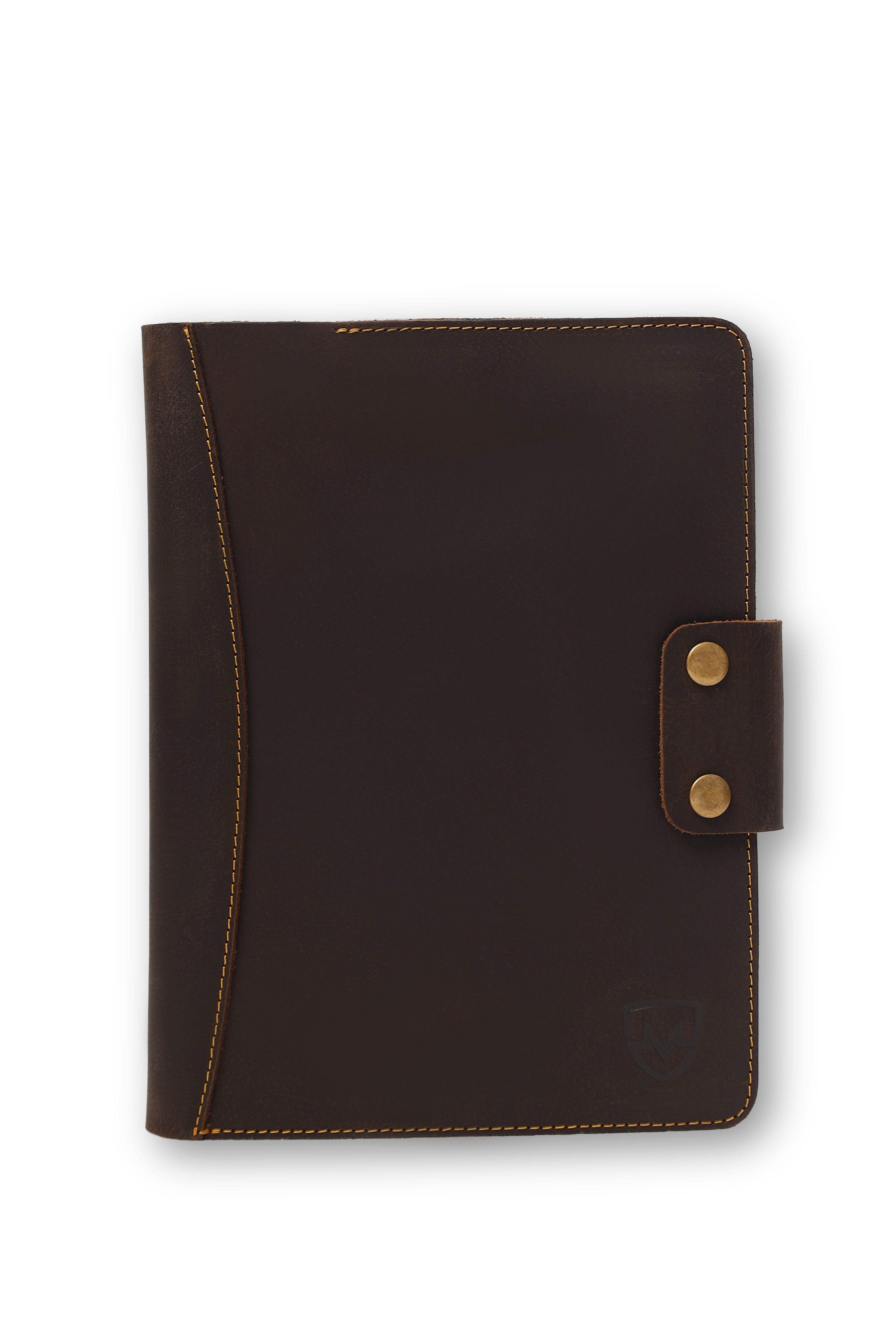 Personalized A4 Leather Portfolio Organizer for Men & Women – Professional Padfolio with Zipper Closure, Resume & Document Holder, Refillable Writing Journal Binder for Business, Meetings & Travel