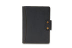 Personalized A4 Leather Portfolio Organizer for Men & Women – Professional Padfolio with Zipper Closure, Resume & Document Holder, Refillable Writing Journal Binder for Business, Meetings & Travel