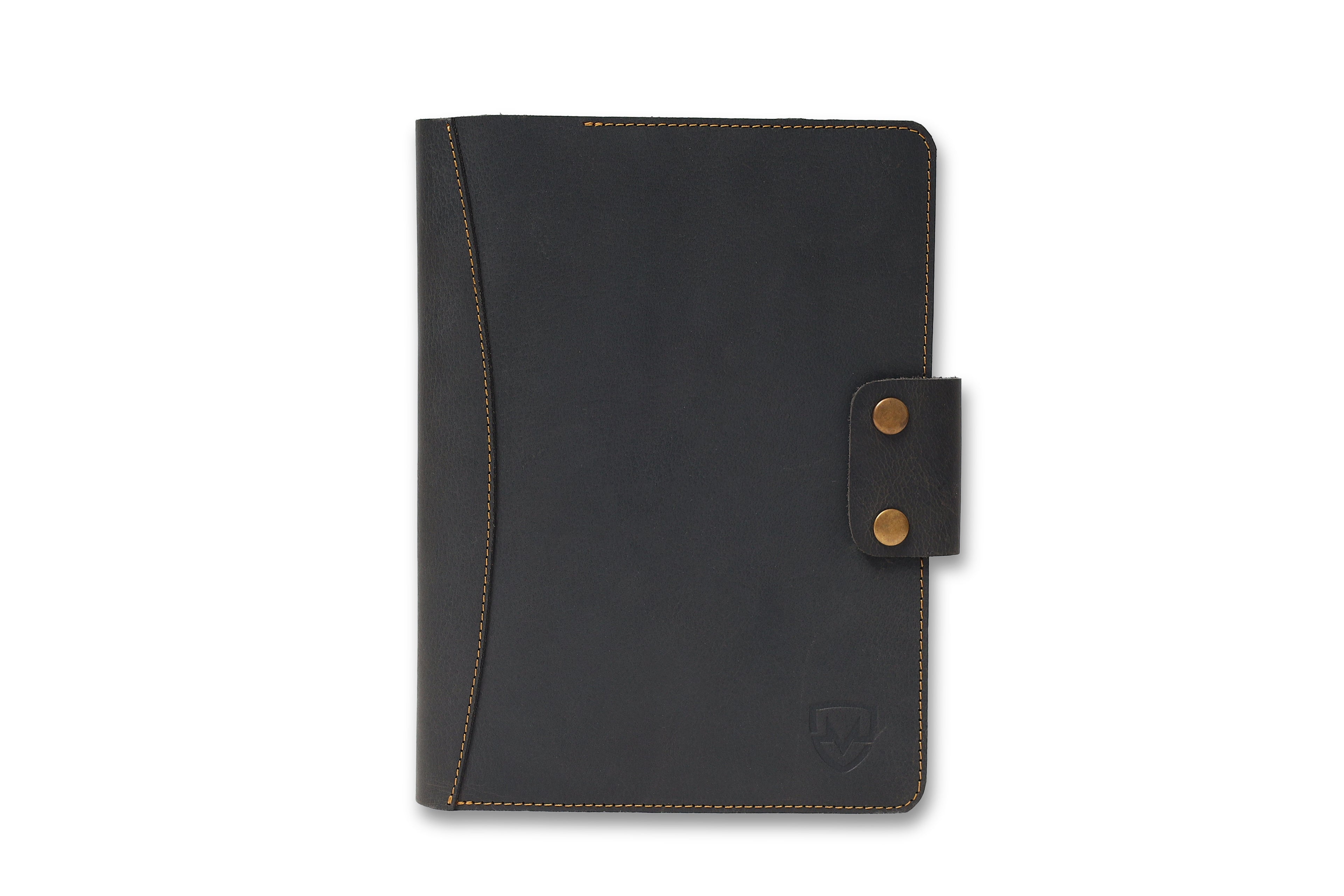 Personalized A4 Leather Portfolio Organizer for Men & Women – Professional Padfolio with Zipper Closure, Resume & Document Holder, Refillable Writing Journal Binder for Business, Meetings & Travel