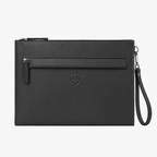 Genuine Leather Clutch Wristlet Pouch