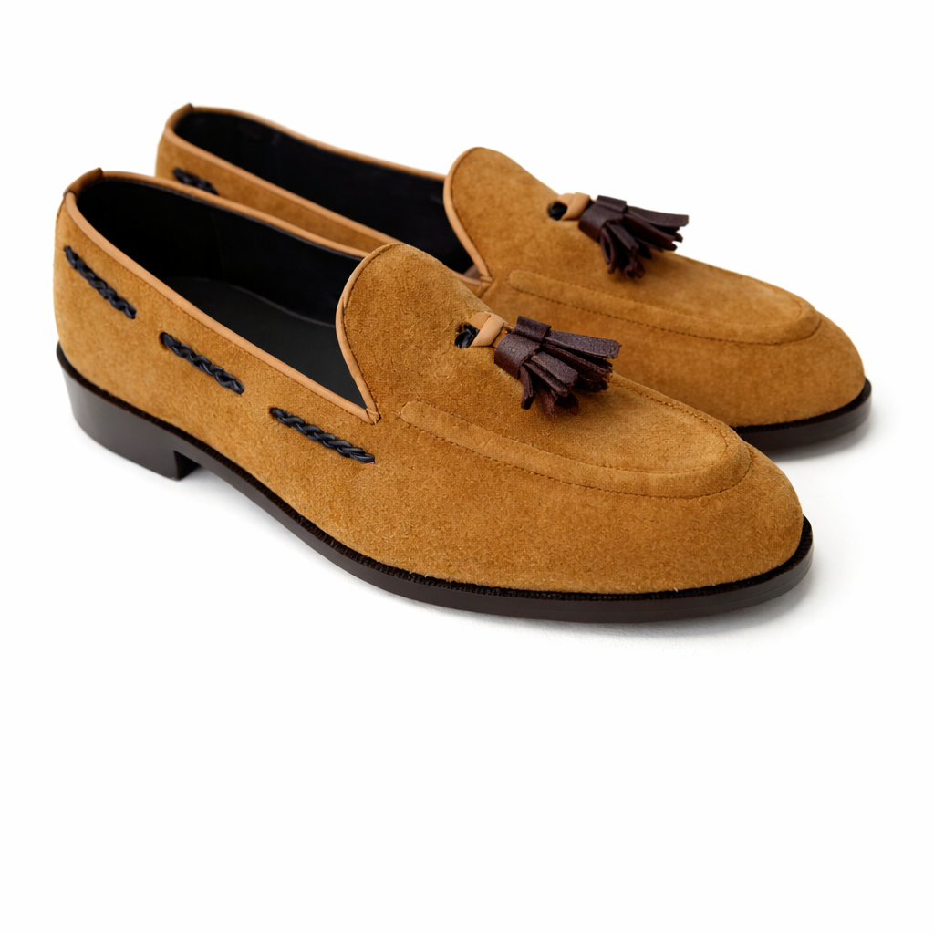 WHITE MEN'S SUEDE FORMAL