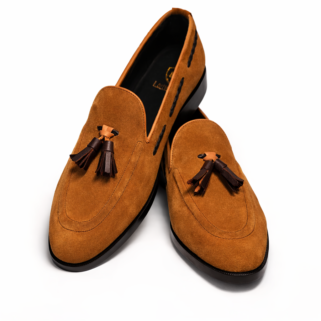 WHITE MEN'S SUEDE FORMAL