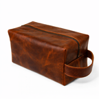 Compact grooming kit bag for men travel toiletry pouch space saving design