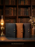 Personalized A5 Leather Portfolio Organizer for Men & Women – Professional Padfolio with Zipper Closure, Resume & Document Holder, Refillable Writing Journal Binder for Business, Meetings & Travel