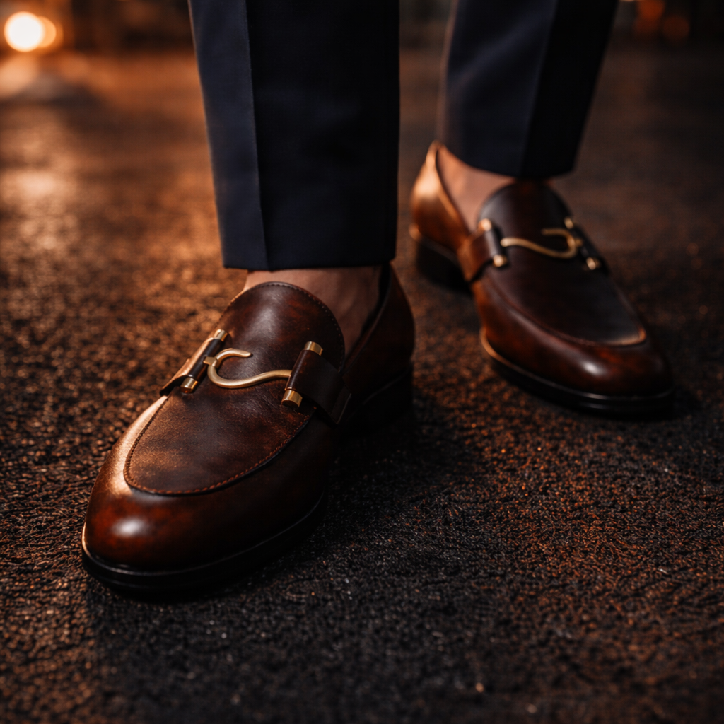 Premium mens leather oxford shoes formal style for office meetings and events