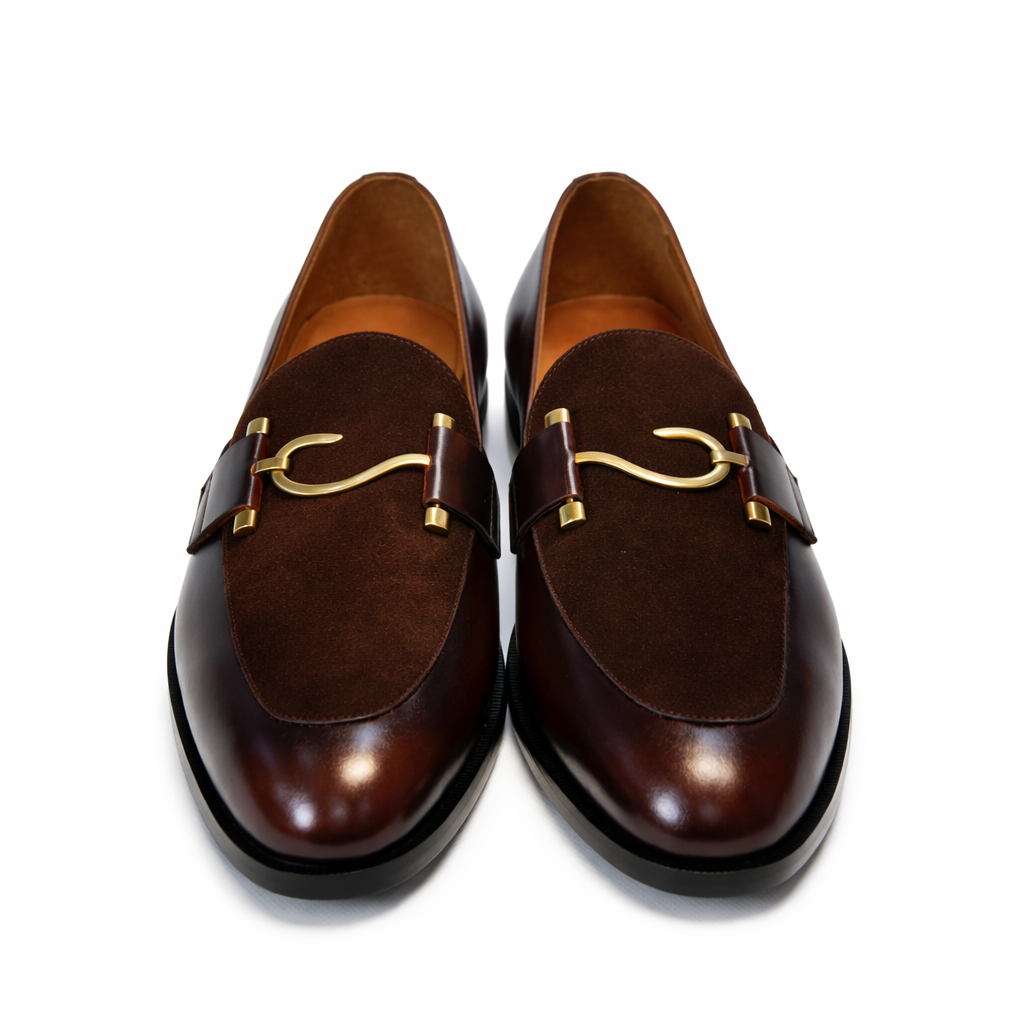 Elegant mens formal footwear leather shoes classic design for modern men